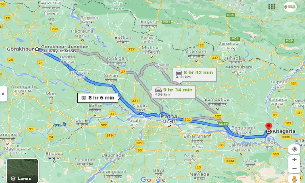 gorakhpur-to-khagaria-taxi