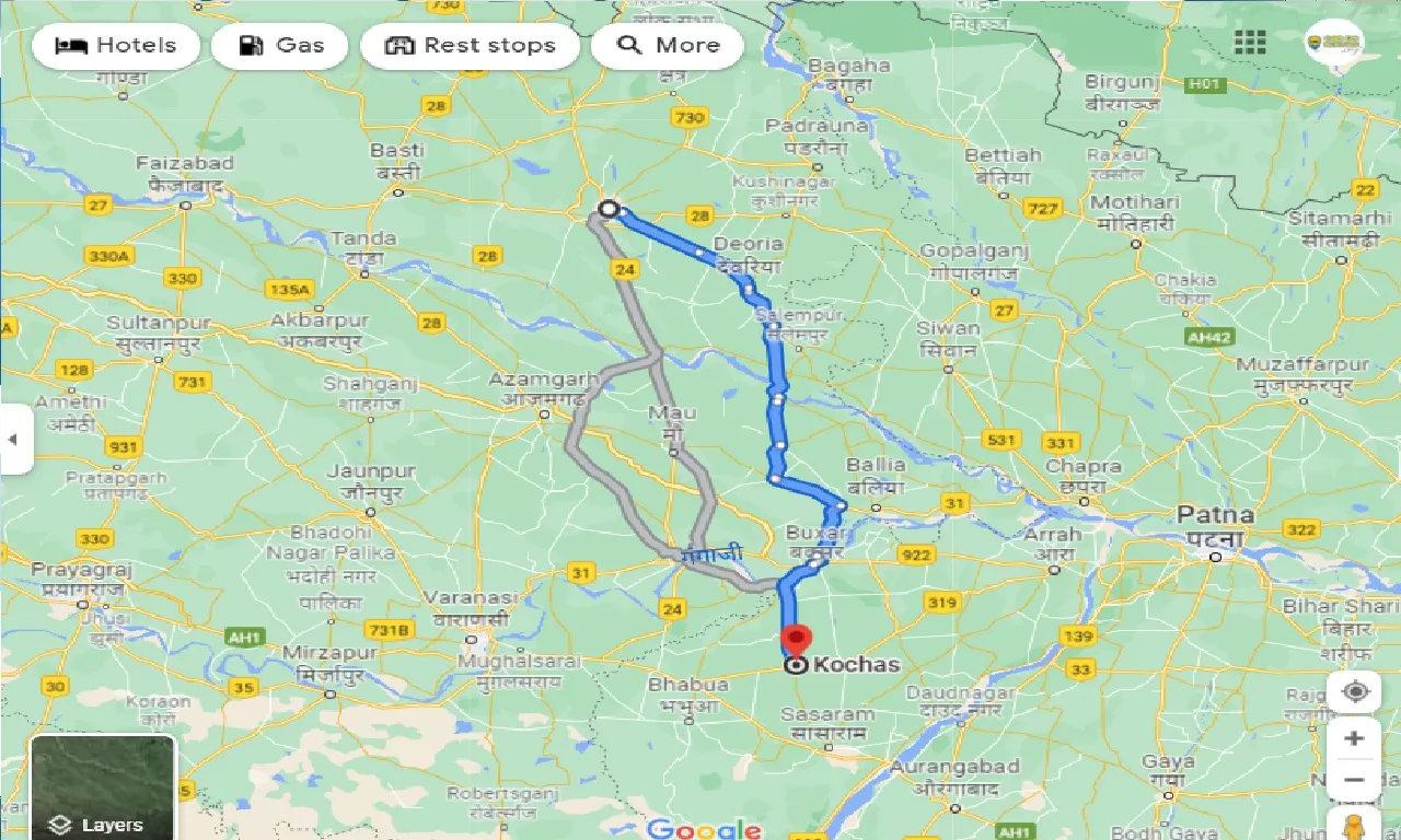 gorakhpur-to-kochas-taxi