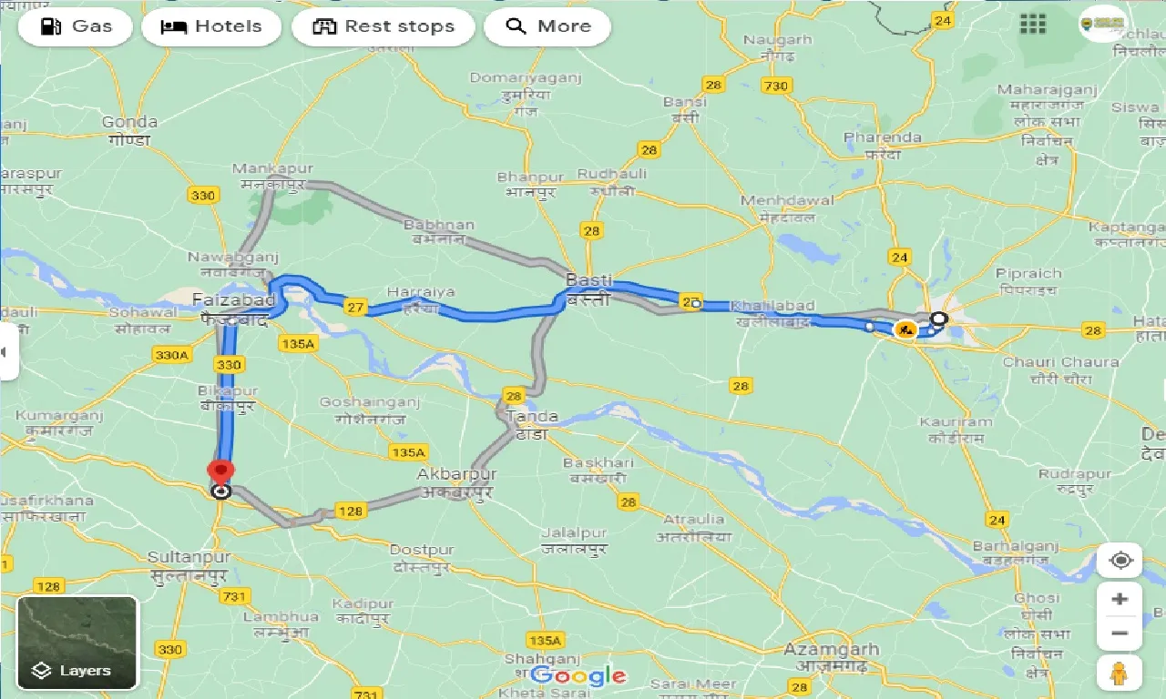 gorakhpur-to-kurebhar-taxi