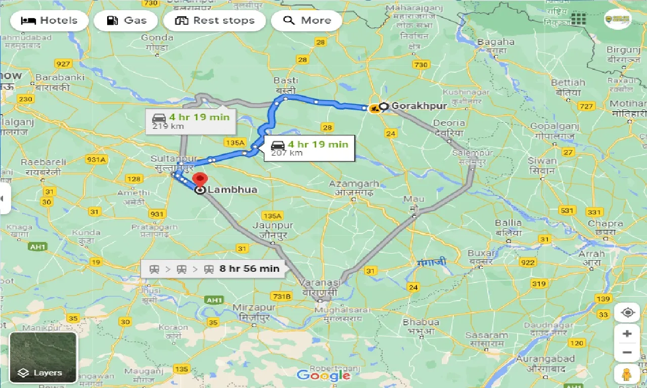 gorakhpur-to-lambhua-one-way