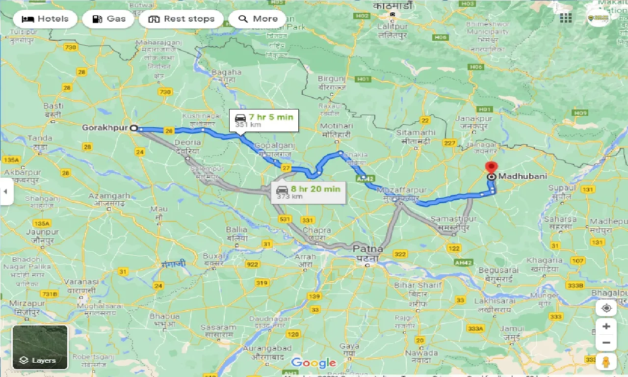 gorakhpur-to-madhubani-taxi