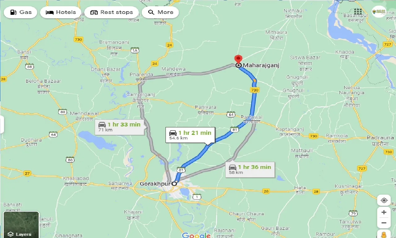 gorakhpur-to-maharajganj-one-way