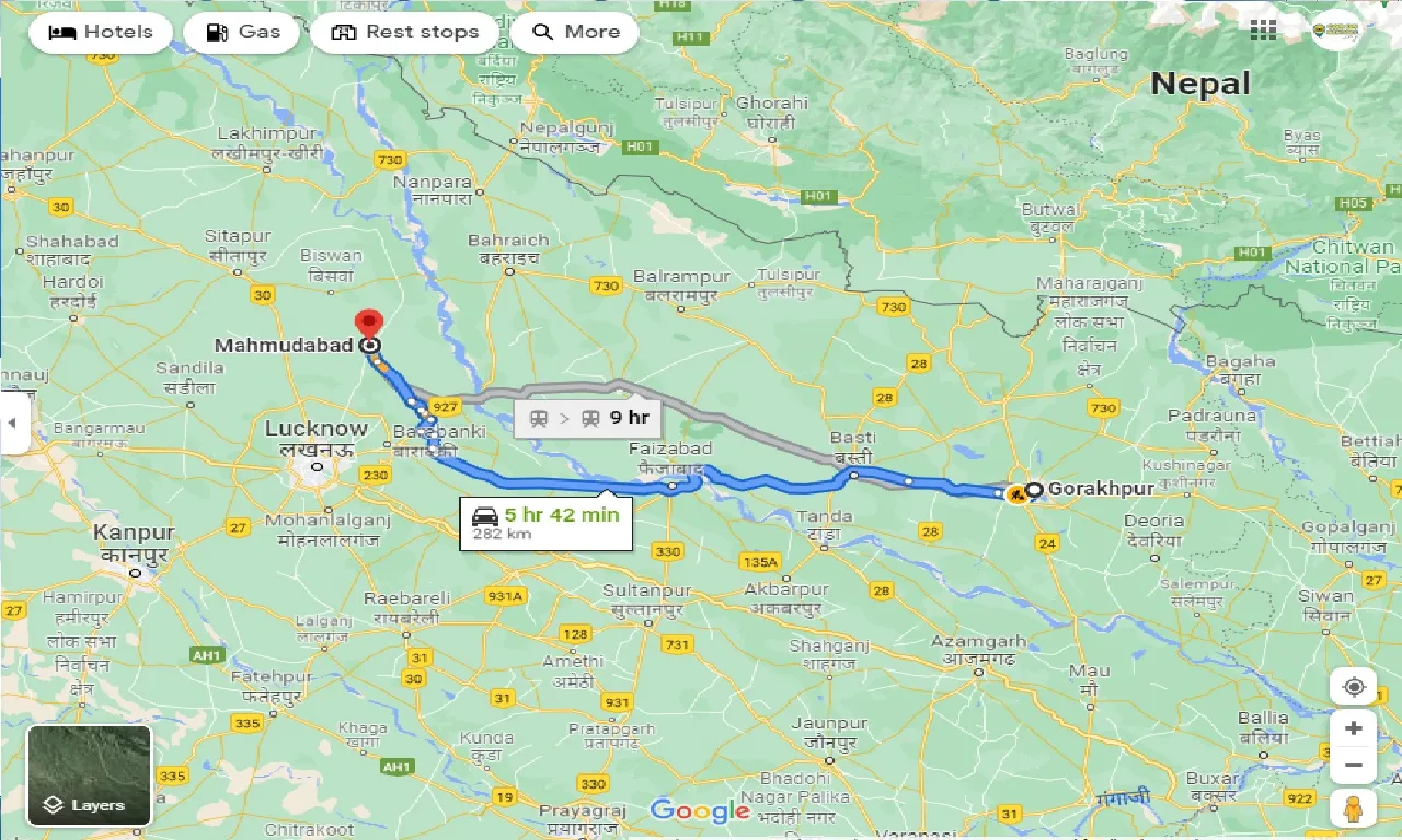 gorakhpur-to-mahmudabad-taxi