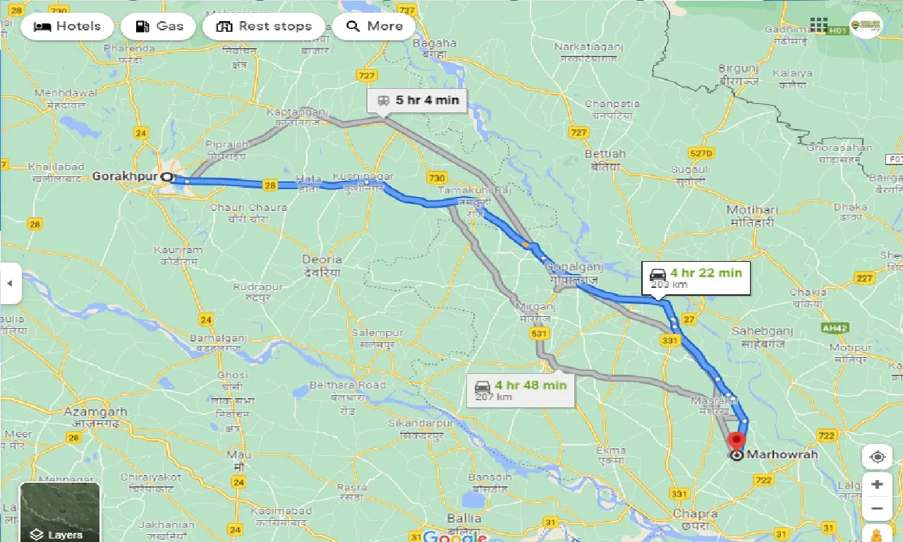 gorakhpur-to-marhowrah-taxi
