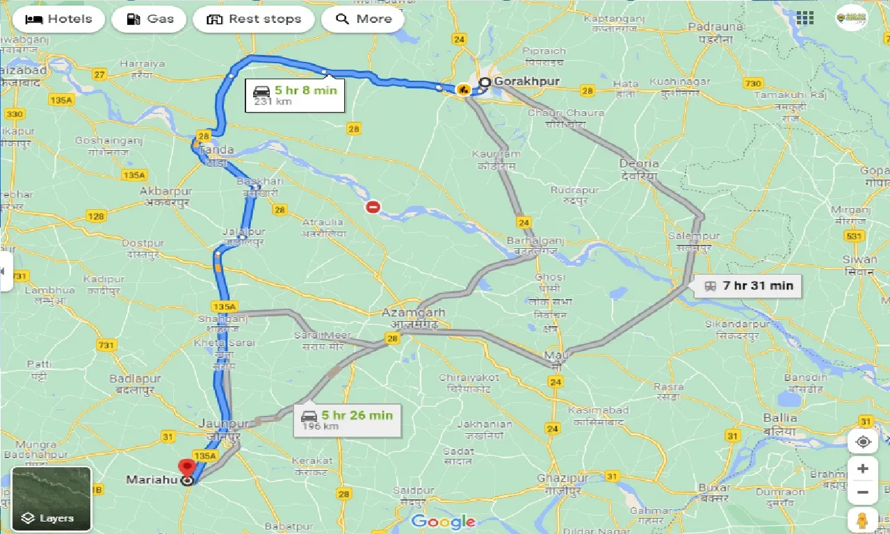 gorakhpur-to-mariahu-taxi