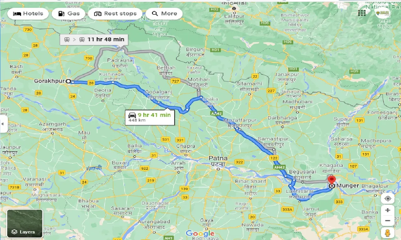 gorakhpur-to-munger-one-way