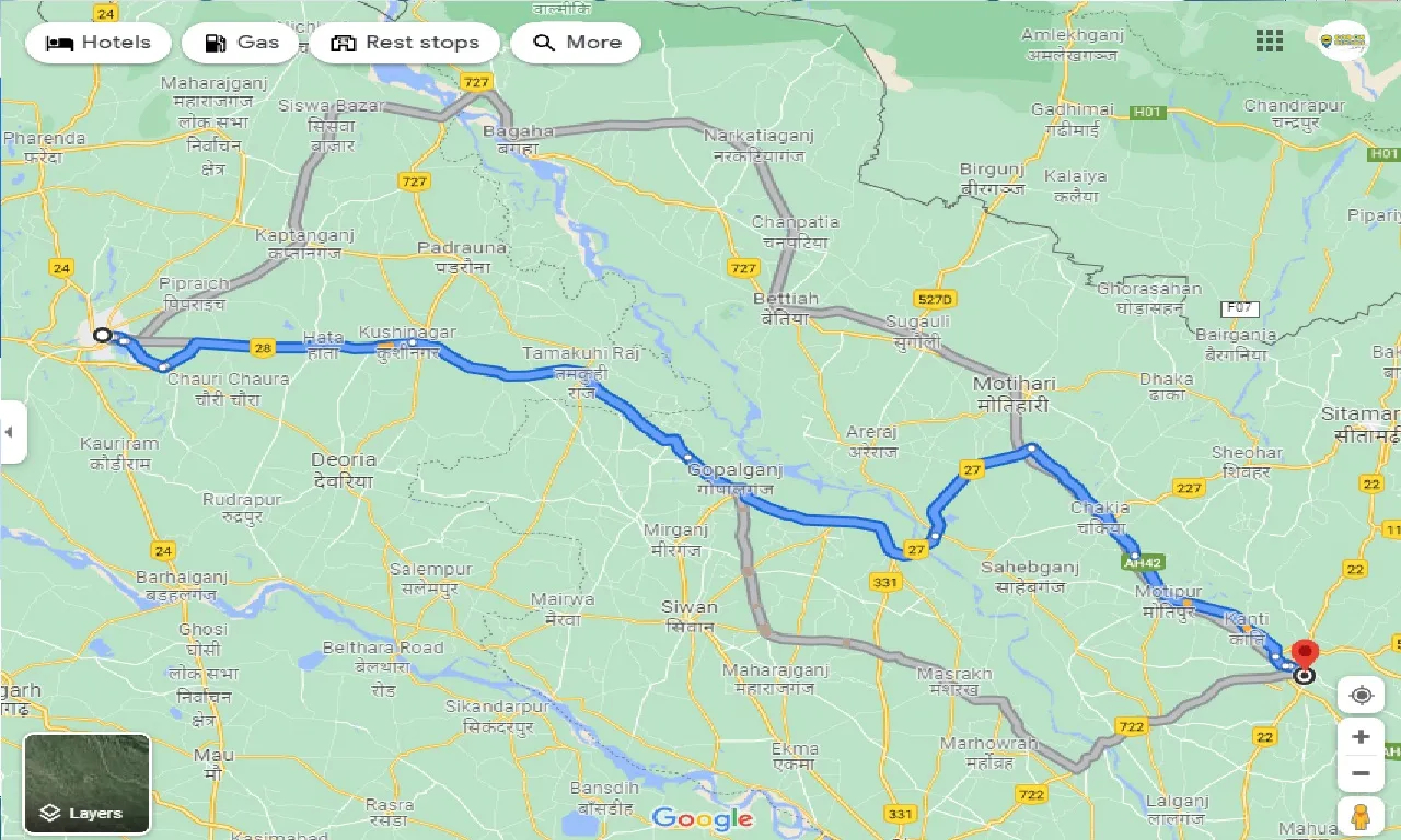 gorakhpur-to-muzaffarpur-taxi