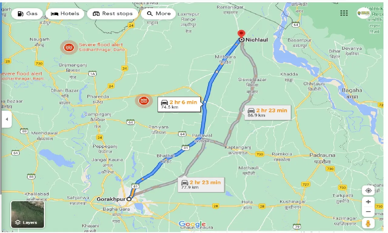 gorakhpur-to-nichlaul-round-trip