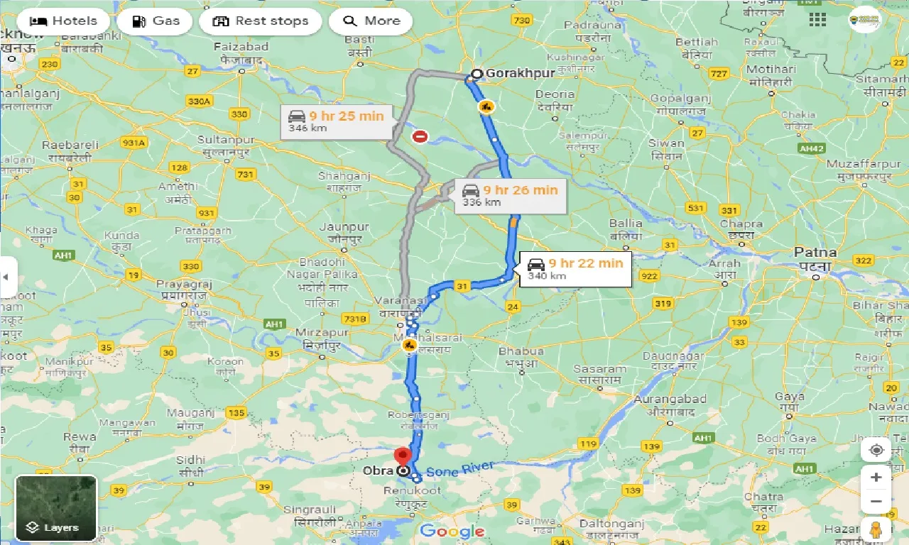 gorakhpur-to-obra-taxi