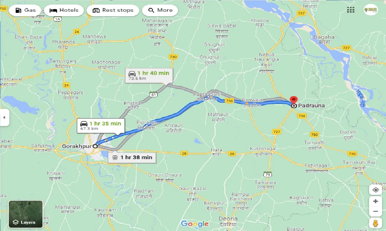gorakhpur-to-padrauna-taxi