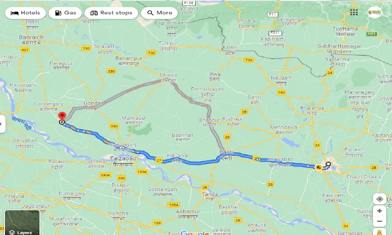 gorakhpur-to-paraspur-one-way