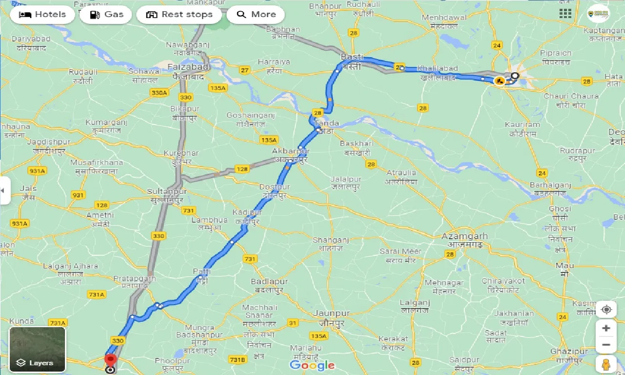 gorakhpur-to-phaphamau-one-way