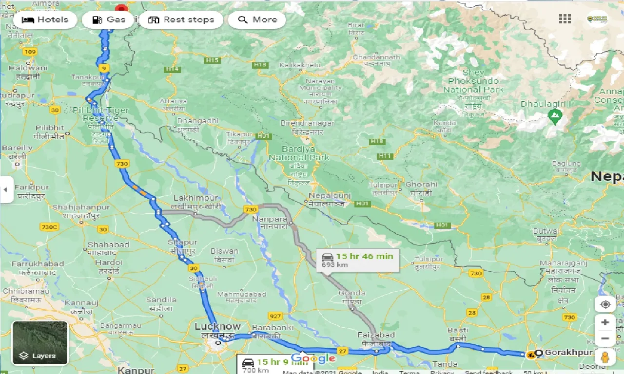 gorakhpur-to-pithoragarh-taxi
