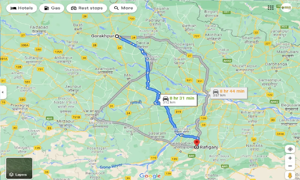 gorakhpur-to-rafiganj-taxi