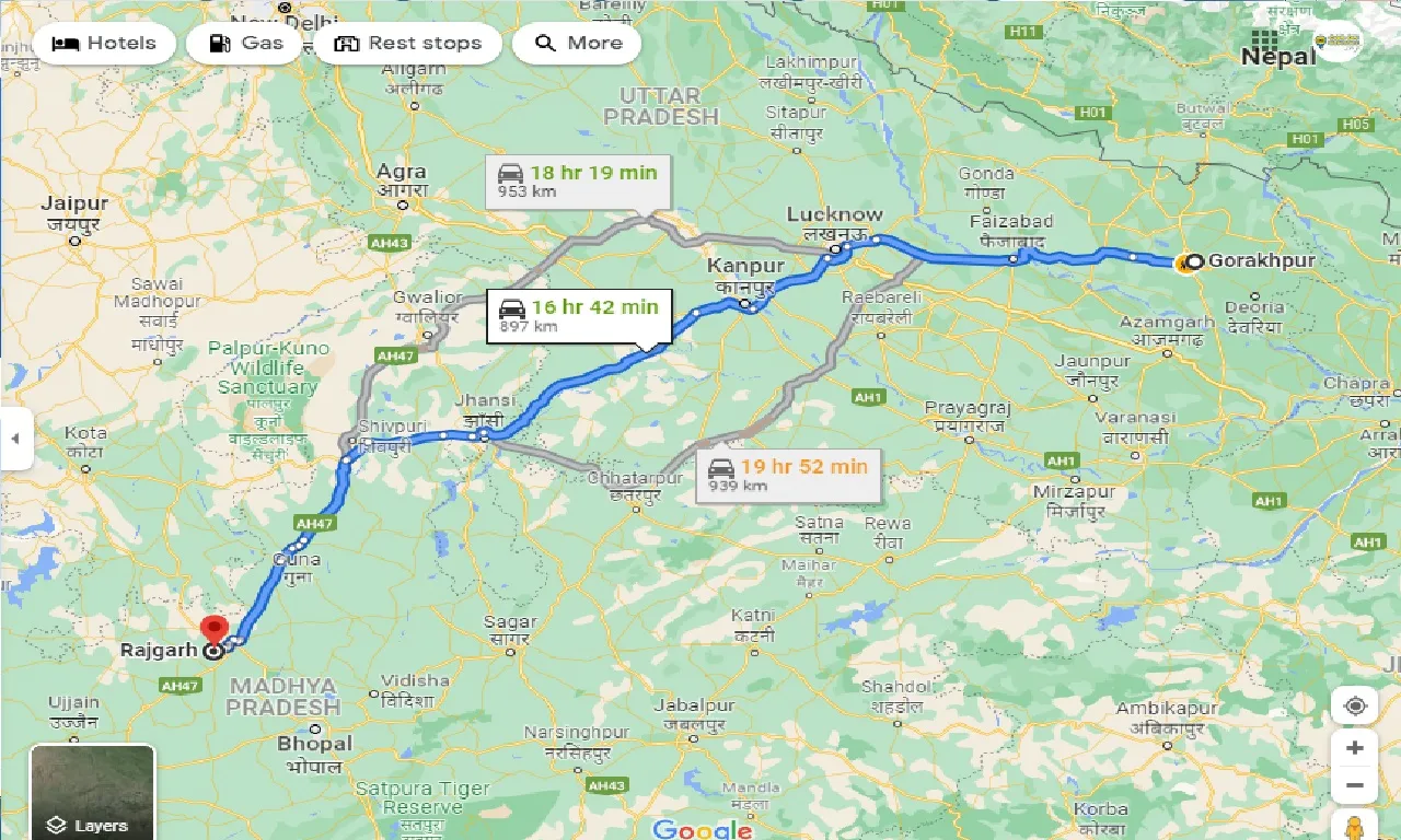 gorakhpur-to-rajgarh-one-way