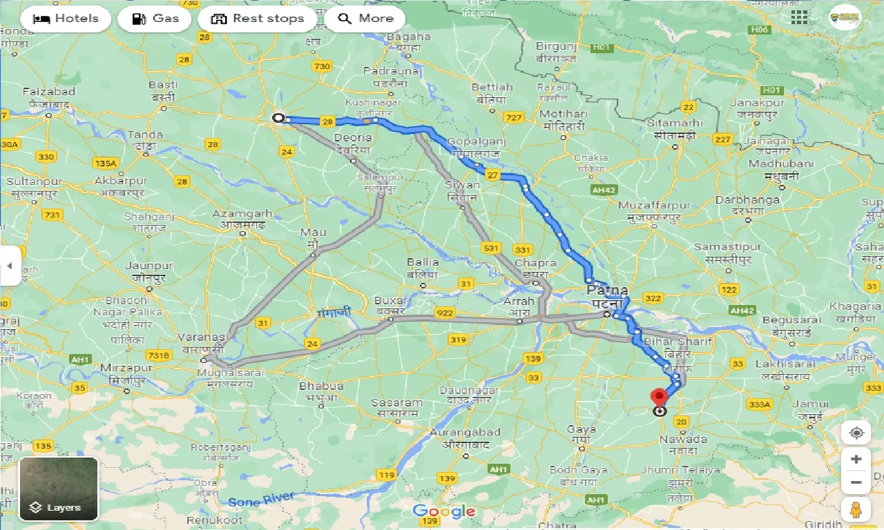 gorakhpur-to-rajgir-taxi