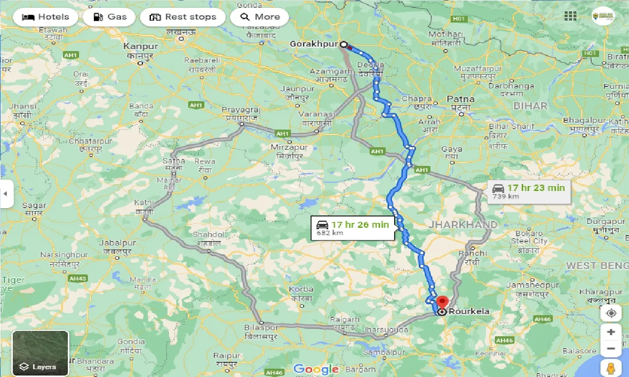 gorakhpur-to-rourkela-taxi
