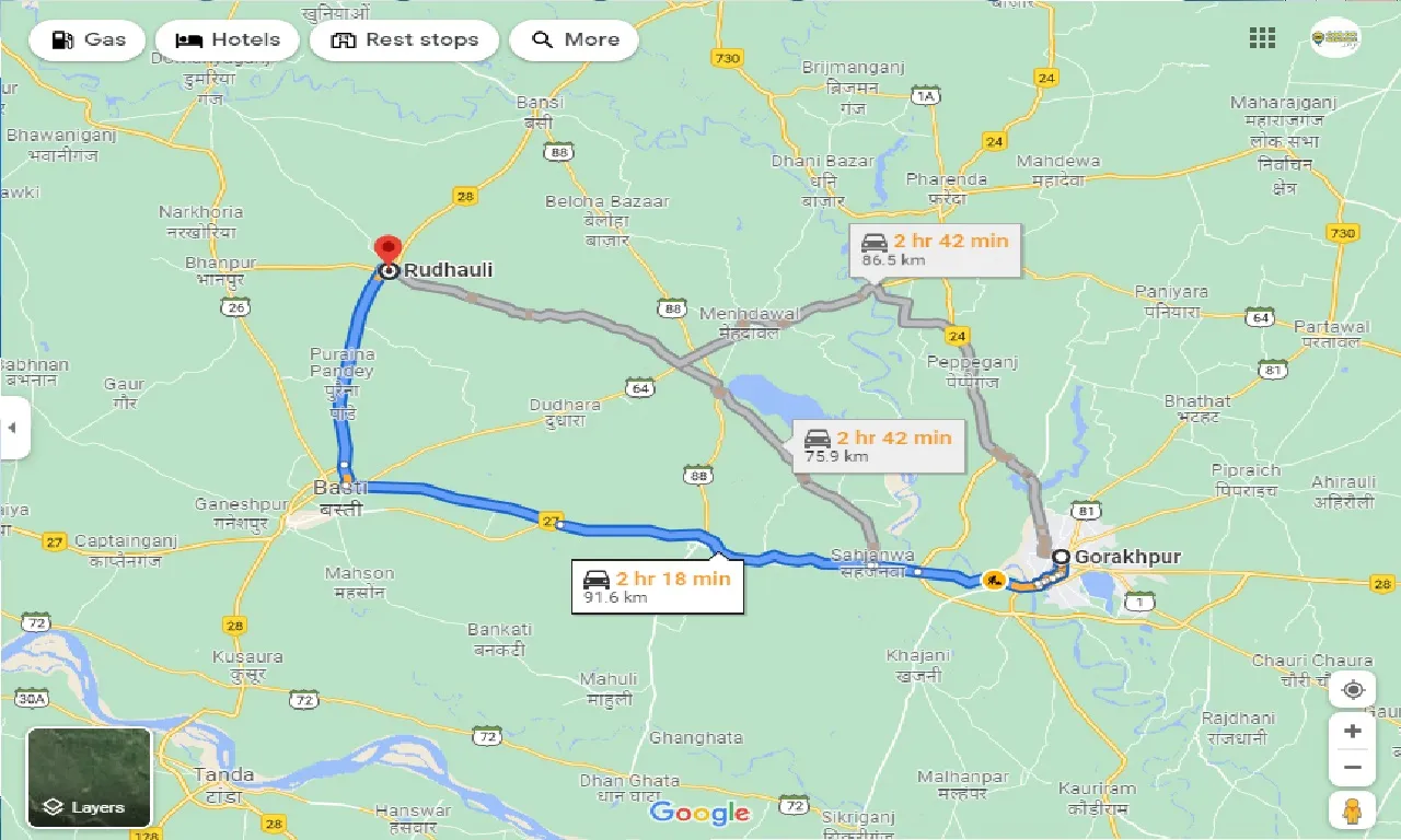 gorakhpur-to-rudhauli-one-way
