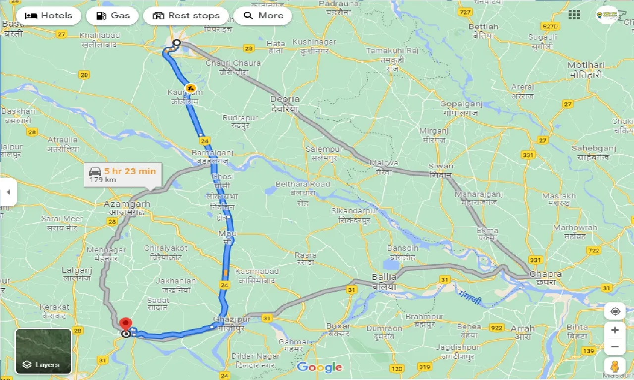 gorakhpur-to-saidpur-taxi