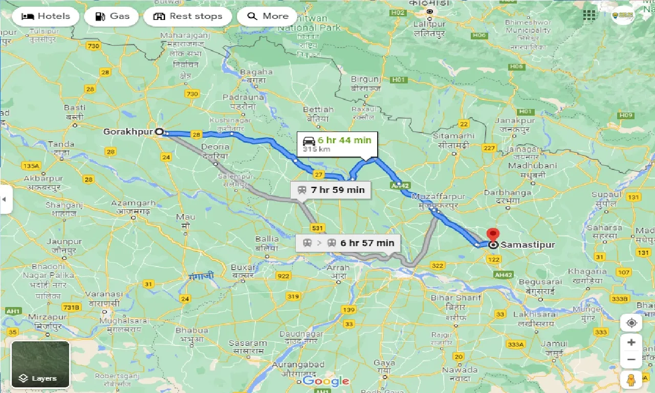 gorakhpur-to-samastipur-taxi