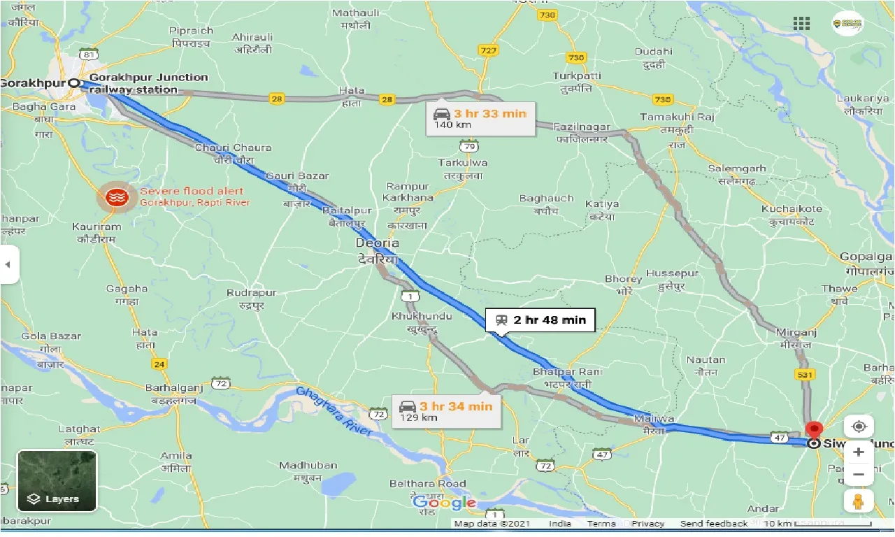 gorakhpur-to-siwan-jn-round-trip