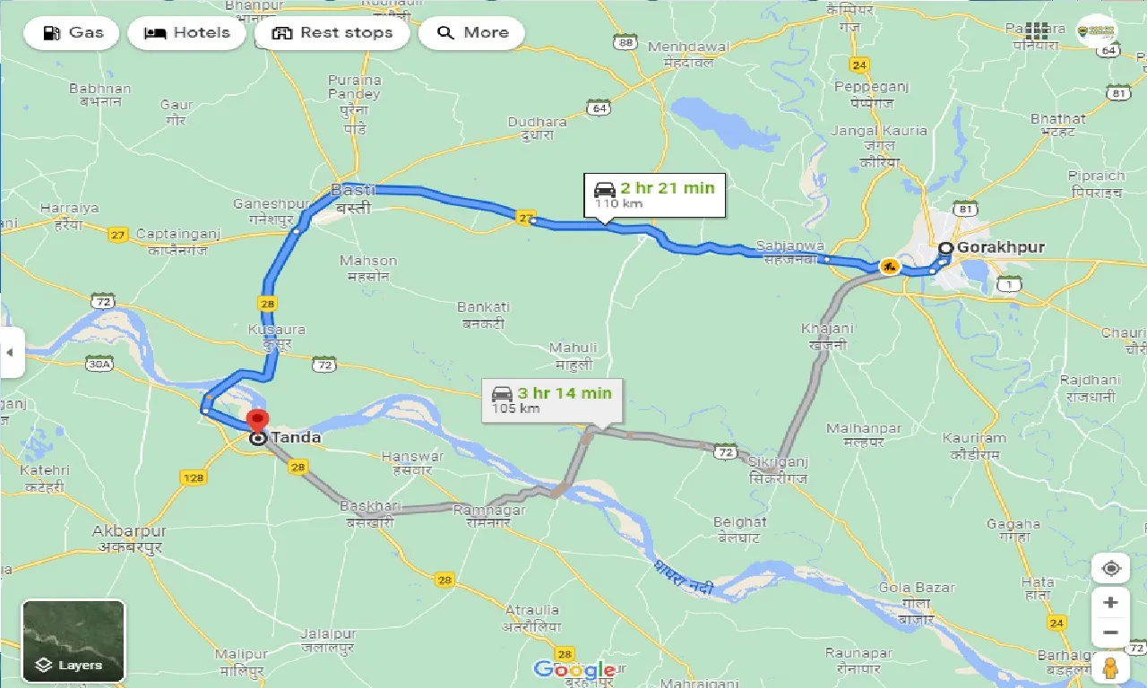 gorakhpur-to-tanda-taxi