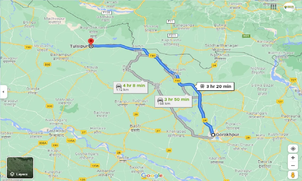 gorakhpur-to-tulsipur-taxi