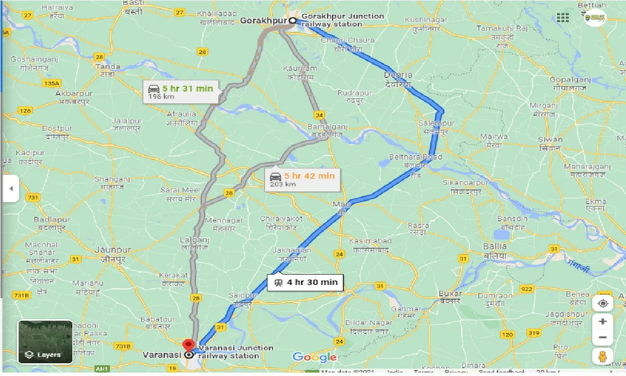 gorakhpur-to-varanasi-round-trip