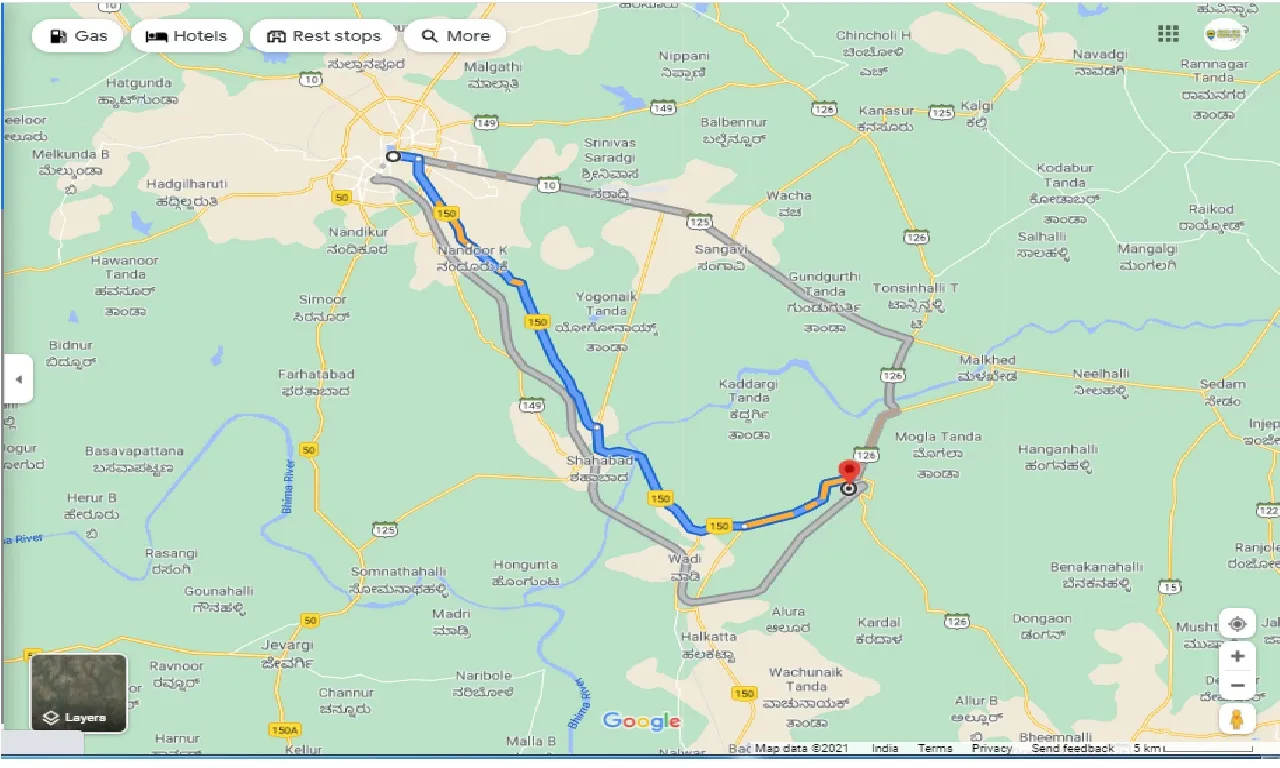 gulbarga-to-chittapur-round-trip