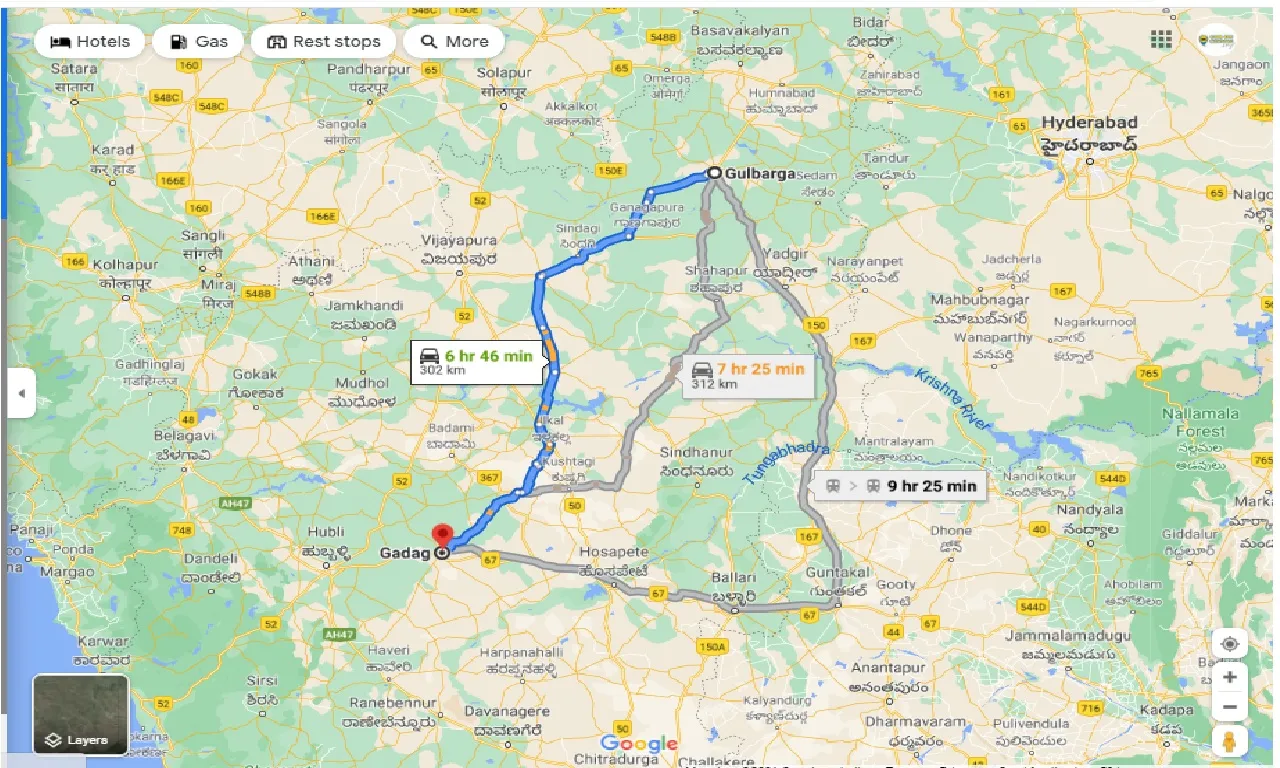 gulbarga-to-gadag-round-trip