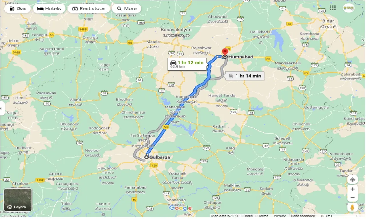 gulbarga-to-humnabad-round-trip