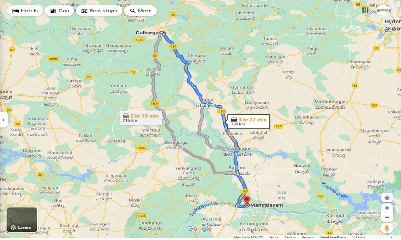 gulbarga-to-mantralayam-one-way