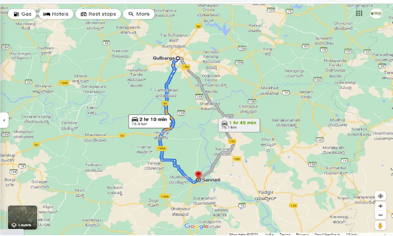 gulbarga-to-sannati-round-trip