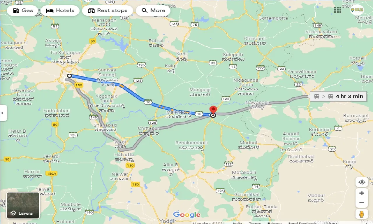 gulbarga-to-sedam-round-trip