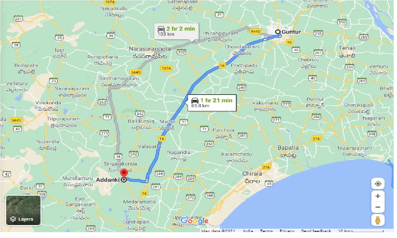 guntur-to-addanki-taxi