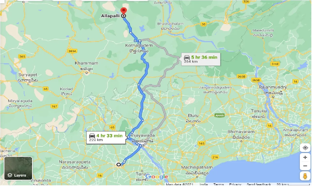 guntur-to-allapalli-one-way