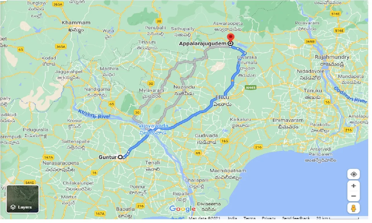 guntur-to-appalarajugudem-taxi