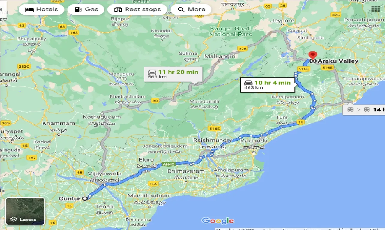 guntur-to-araku-taxi
