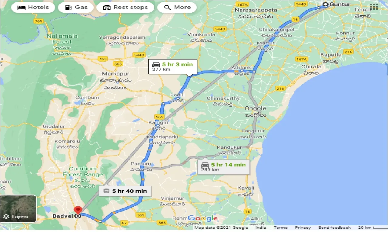 guntur-to-badvel-taxi