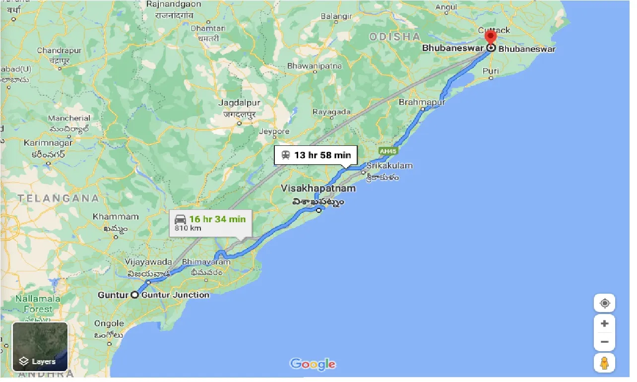 guntur-to-bhubaneswar-taxi