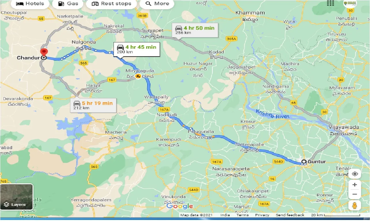guntur-to-chandur-one-way