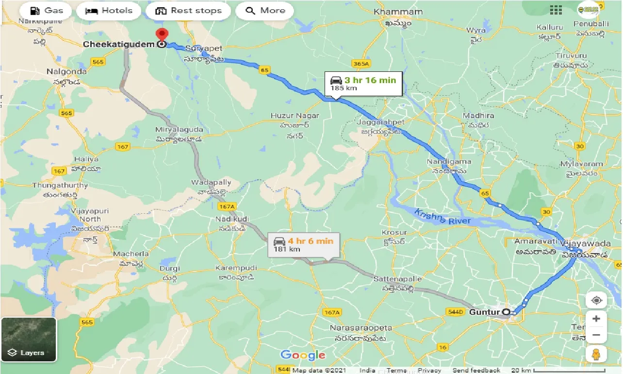 guntur-to-cheekatigudem-taxi