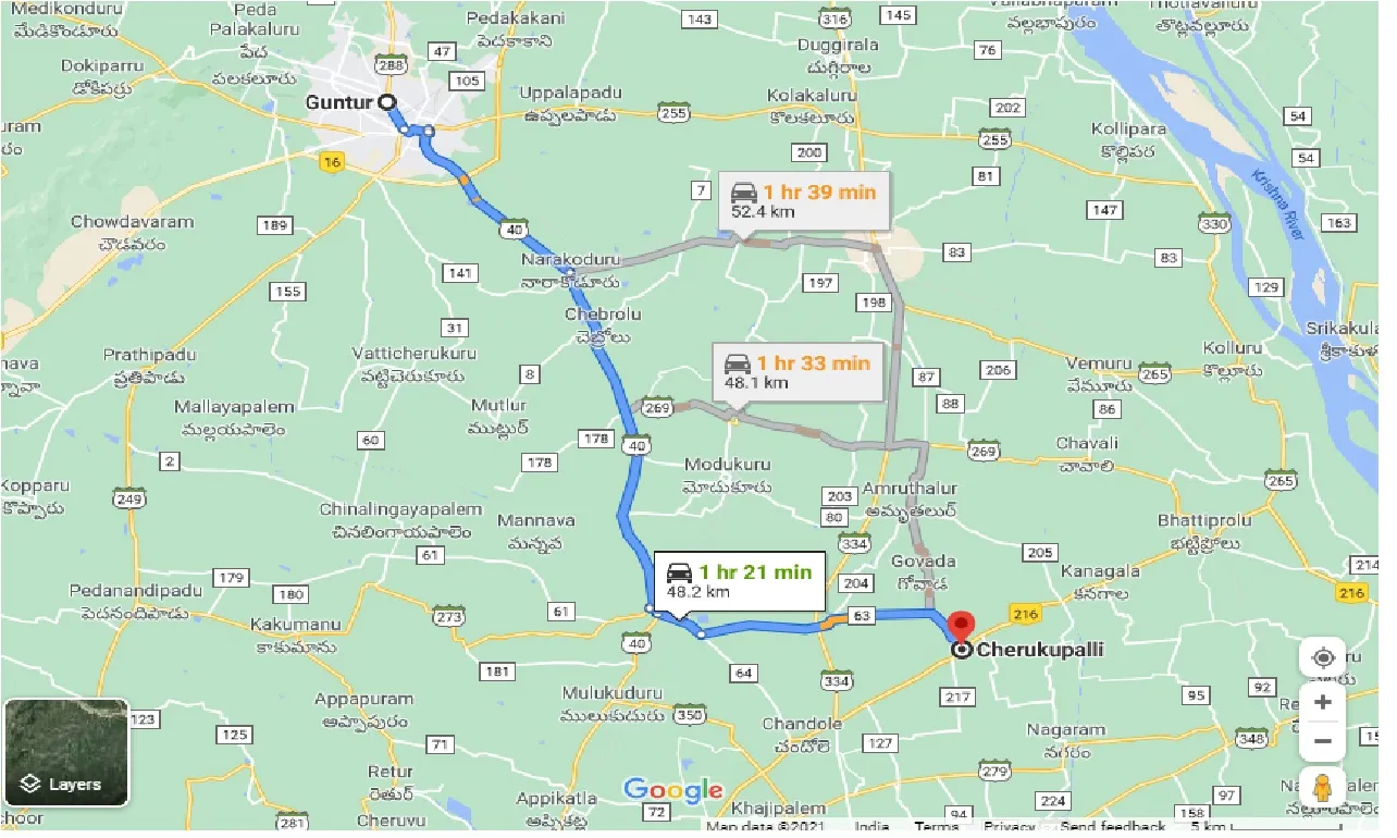 guntur-to-cherukupalli-one-way