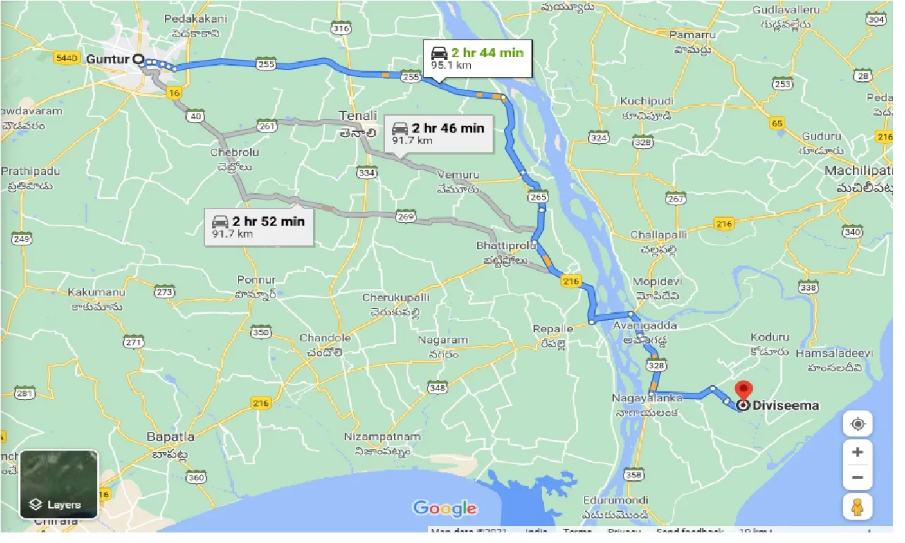 guntur-to-diviseema-one-way