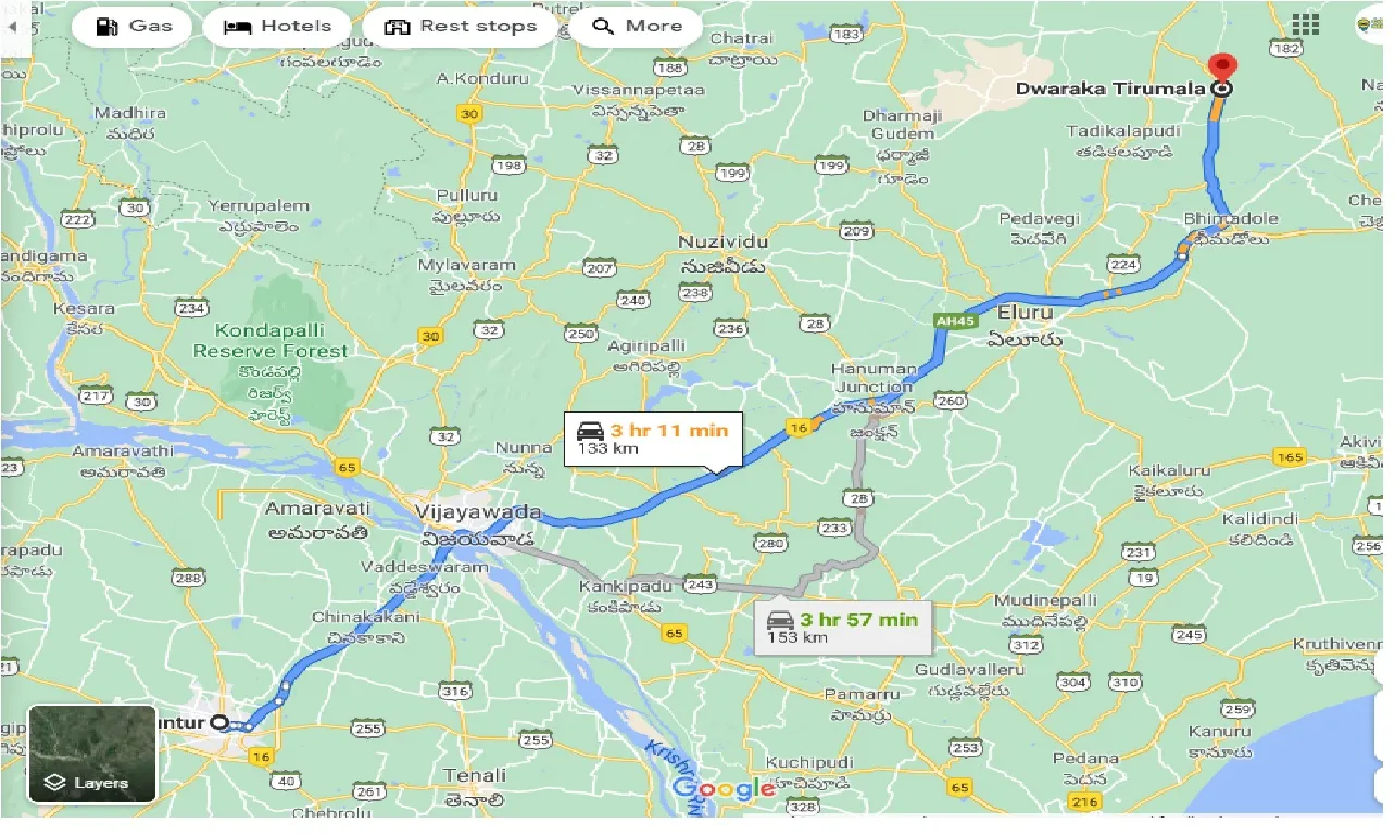 guntur-to-dwaraka-tirumala-taxi