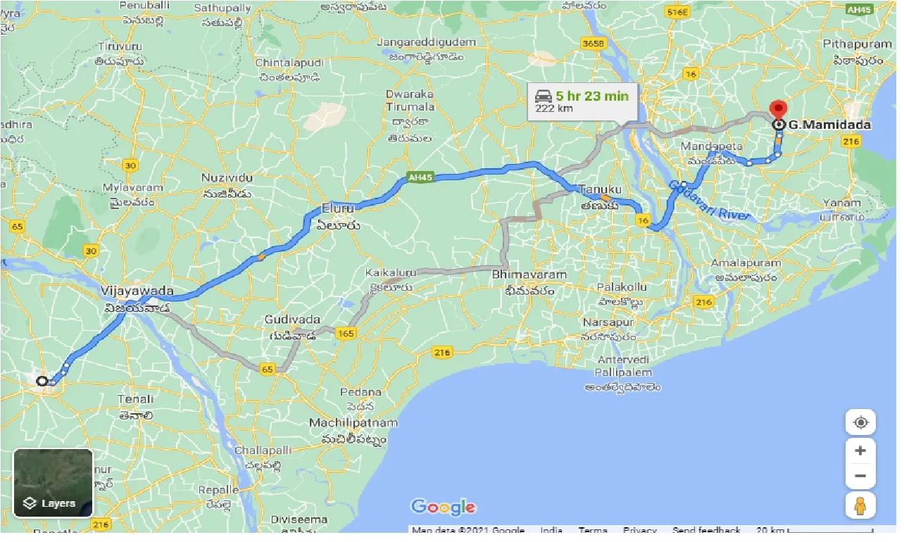 guntur-to-g-mamidada-taxi