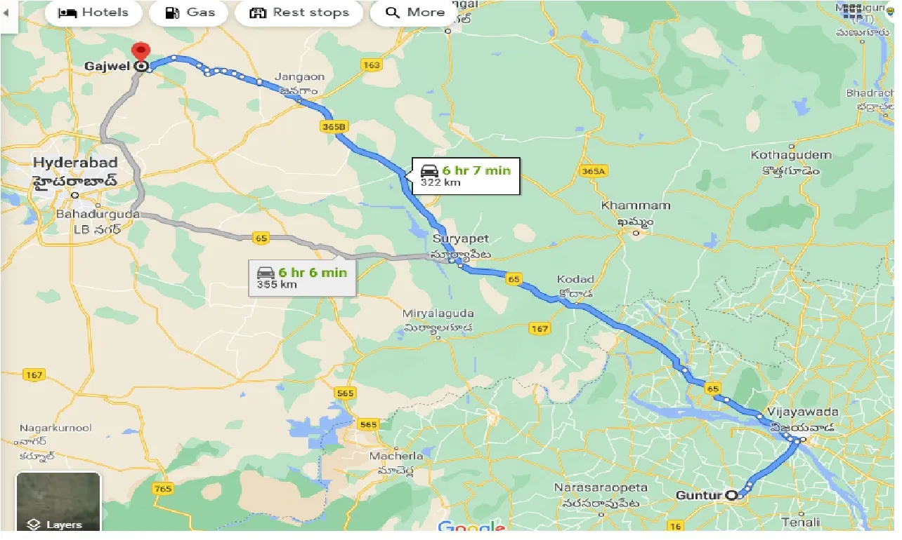guntur-to-gajwel-one-way