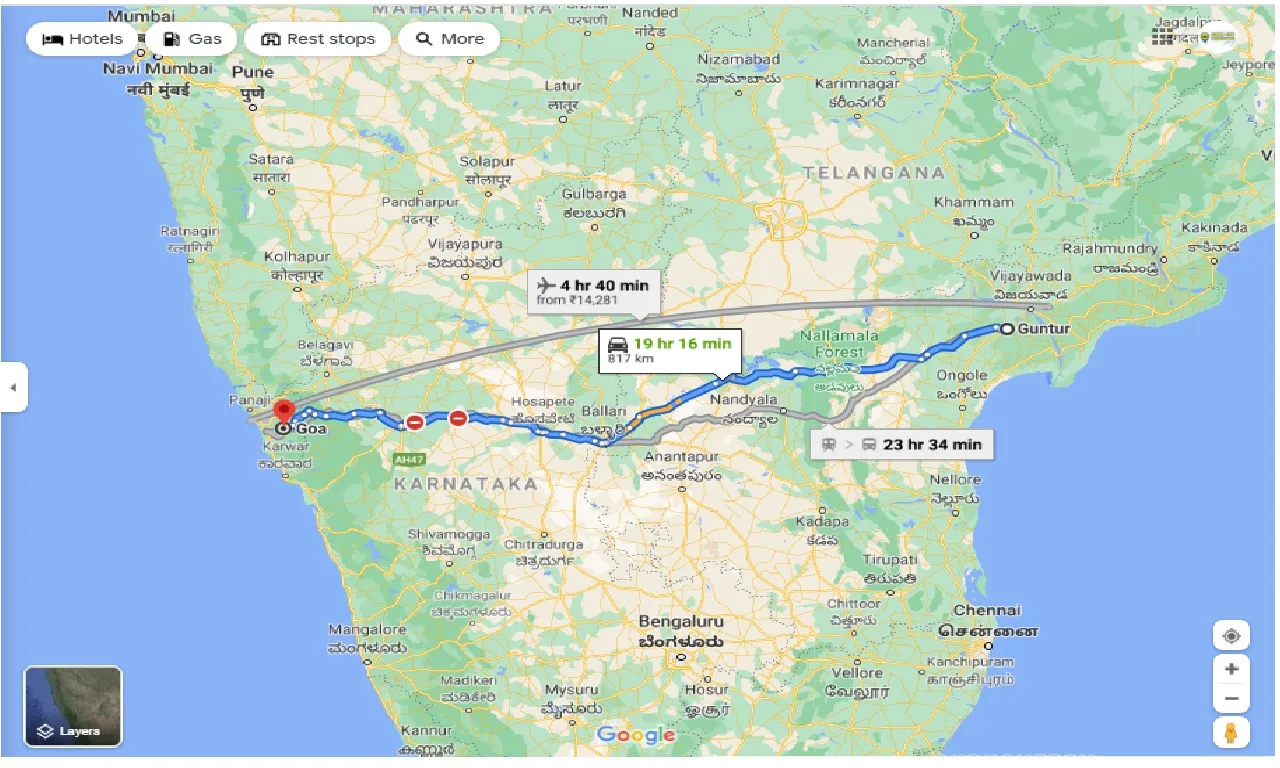 guntur-to-goa-outstation