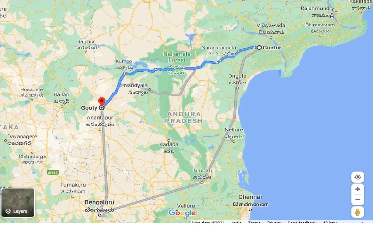 guntur-to-gooty-taxi