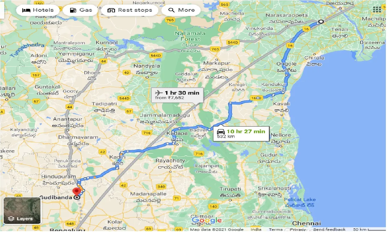 guntur-to-gudibanda-one-way